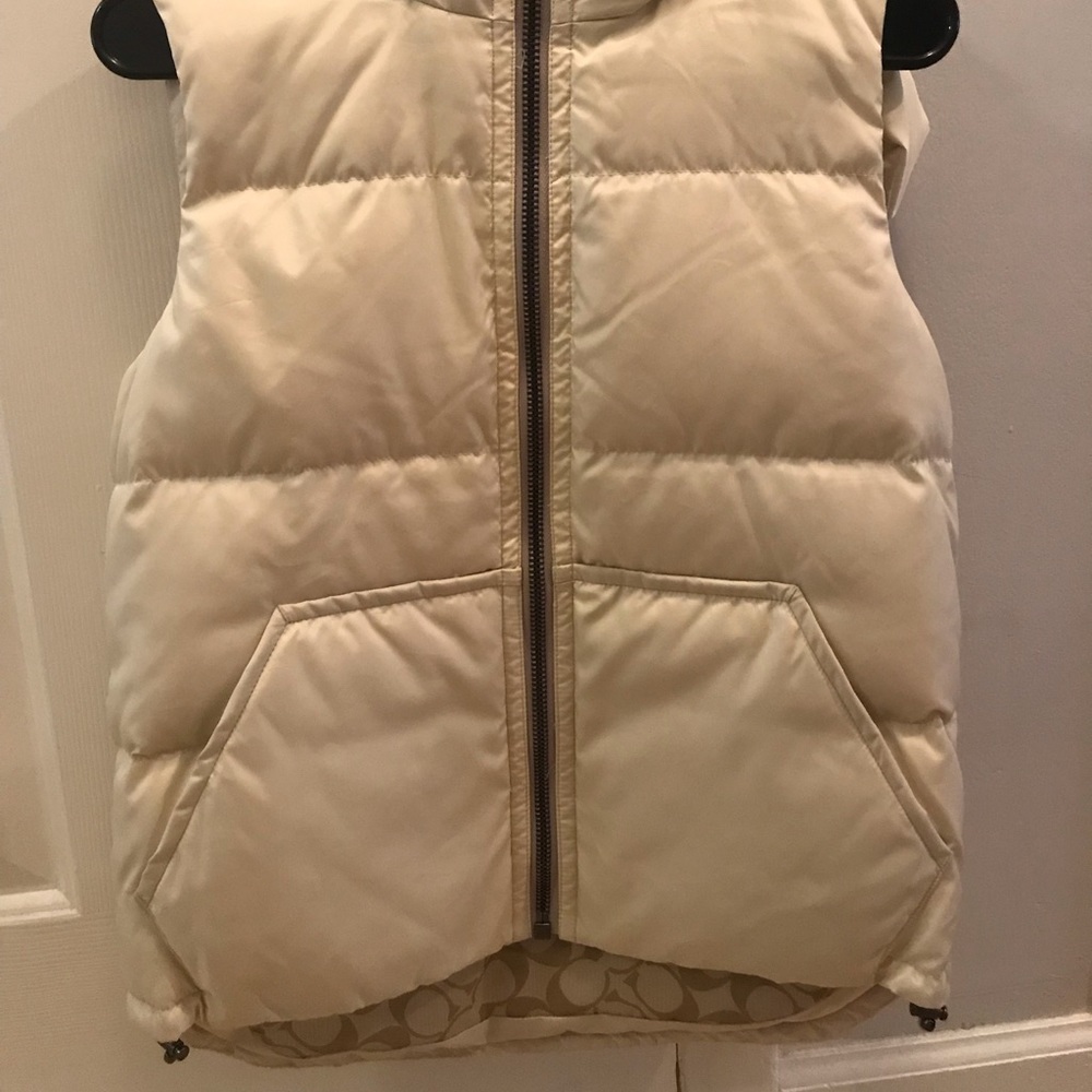 XS Coach Cream Women’s Vest